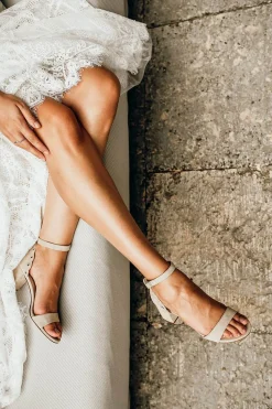 Sommersandalette für die Braut - Magnolia Nude | Hello Lovely Shoes