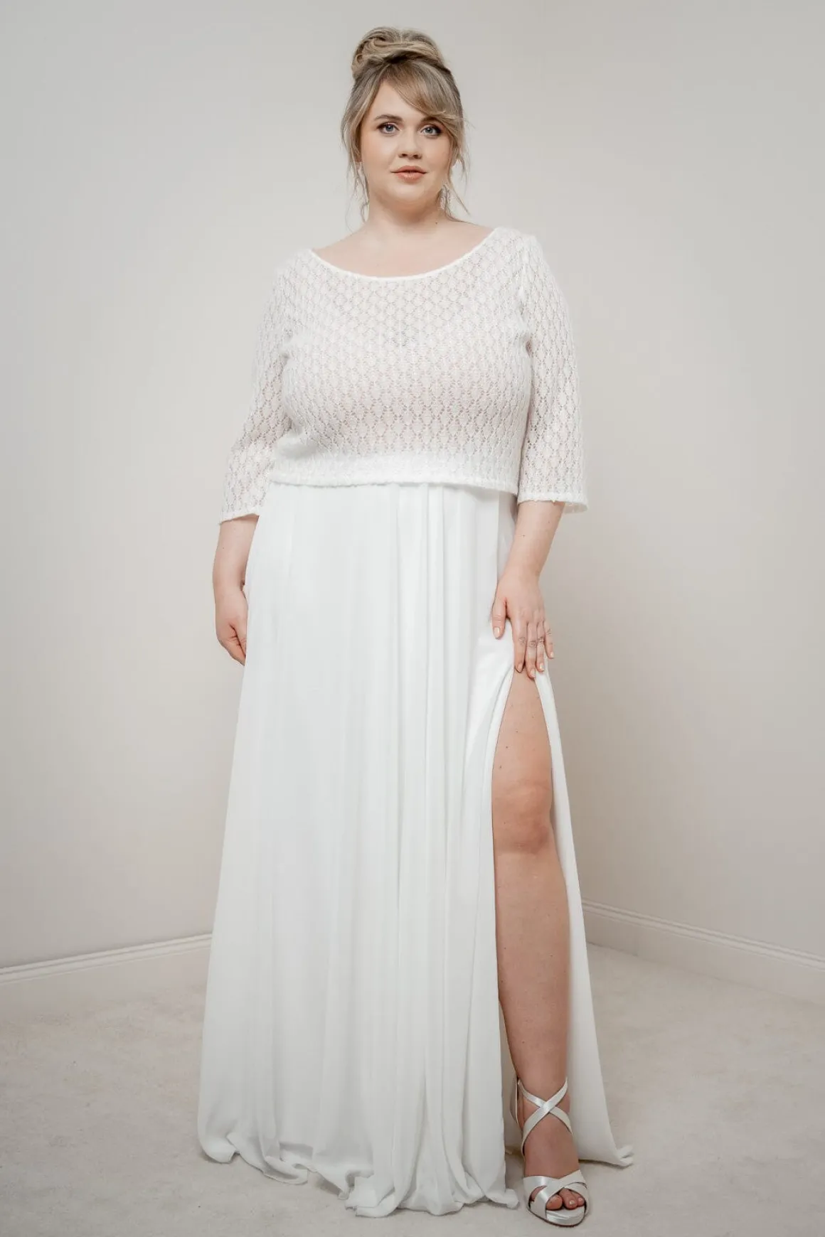 Strick-Braut Top – Haldis noni Curvy
