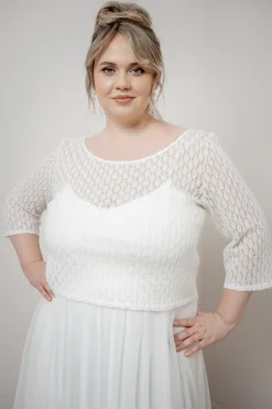 Strick-Braut Top – Haldis noni Curvy