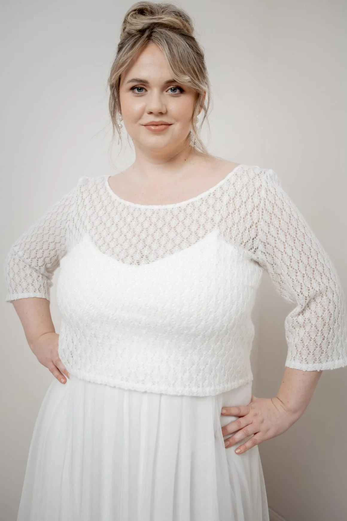 Strick-Braut Top – Haldis noni Curvy