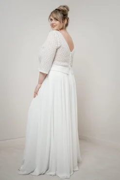 Strick-Braut Top – Haldis noni Curvy