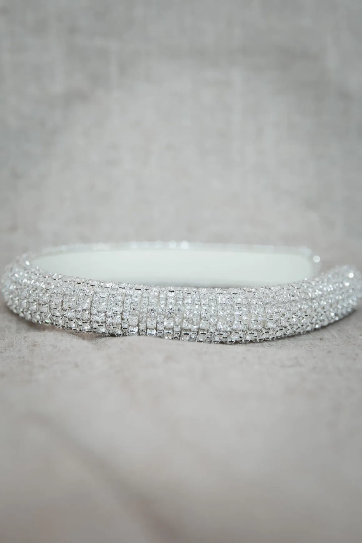Verzierter Haarreif – Crystal White | Weat