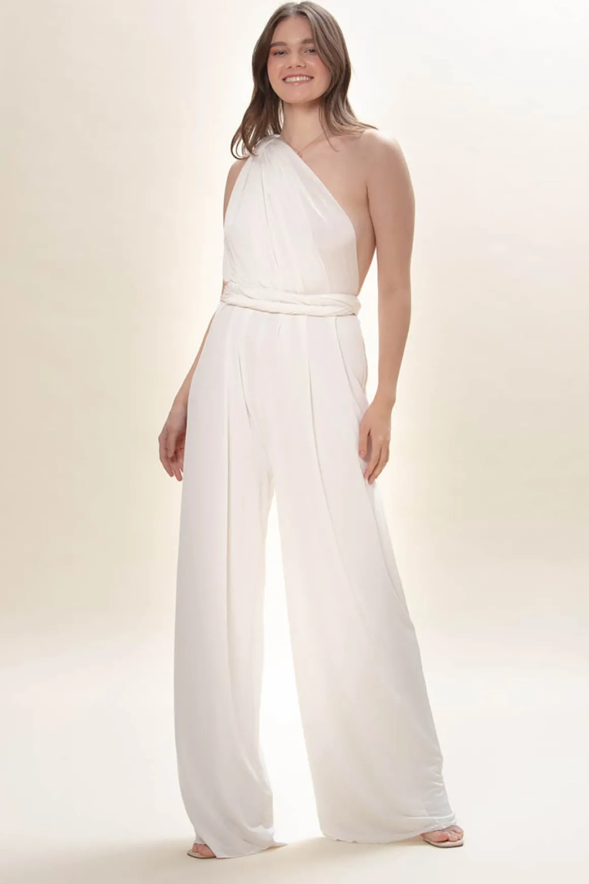 Wandelbarer Einteiler – Jumpsuit Convertible Ivory Twobirds