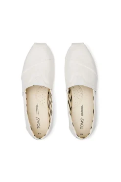Weiße Espadrilles aus recycelter Baumwolle – TOMS Alpargata